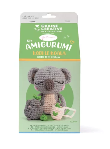 Graine Creative Amigurumi készlet – Koala (12,5 cm)