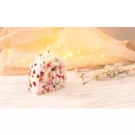 Graine Creative Gyertyakészítő - Szivárvány terrazzo