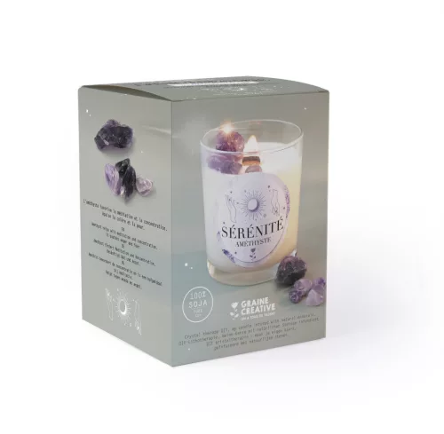 Graine Creative Kristályok gyertyakészítő – Ametiszt