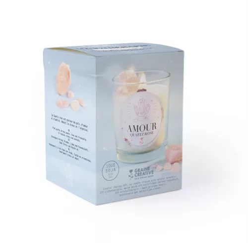 Graine Creative Kristályok gyertyakészítő – Rózsakvarc