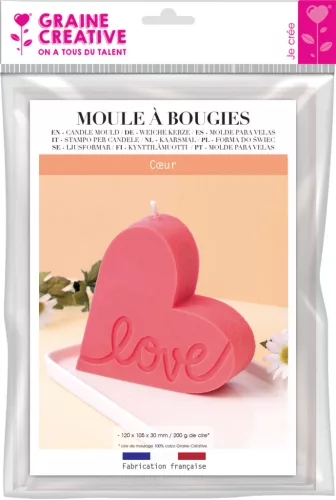 Graine Creative Gyertyaöntő forma - Szív