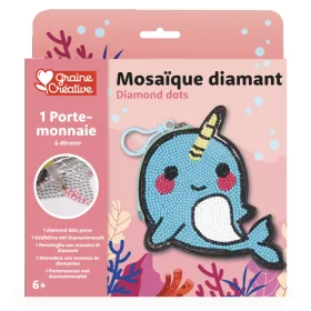 Graine Creative Gyémántfestő kulcstartó – Bálnakornis