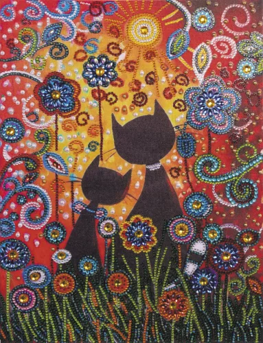 Graine Creative Gyémántfestés – Sziámi cicák