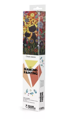 Graine Creative Gyémántfestés – Sziámi cicák