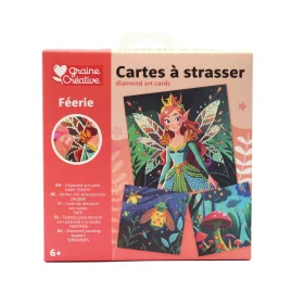 Graine Creative Gyémántfestő képeslap – Tündér