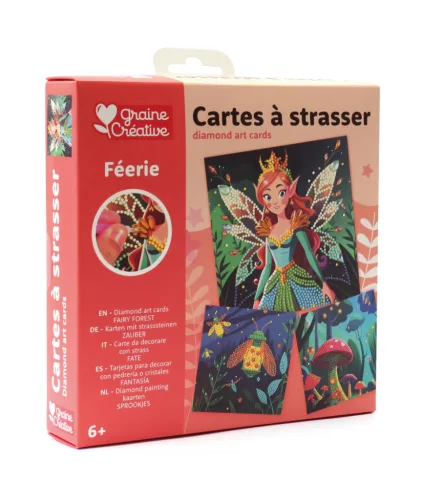 Graine Creative Gyémántfestő képeslap – Tündér