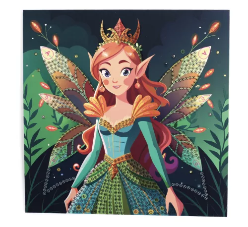 Graine Creative Gyémántfestő képeslap – Tündér