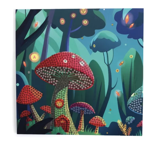 Graine Creative Gyémántfestő képeslap – Tündér