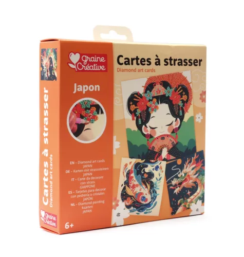 Graine Creative Gyémántfestő képeslap – Japán