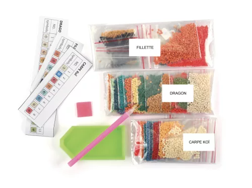 Graine Creative Gyémántfestő képeslap – Japán