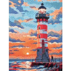   Graine Creative Gyémántfestés – Világítótorony (30×40 cm)