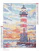 Graine Creative Gyémántfestés – Világítótorony (30×40 cm)