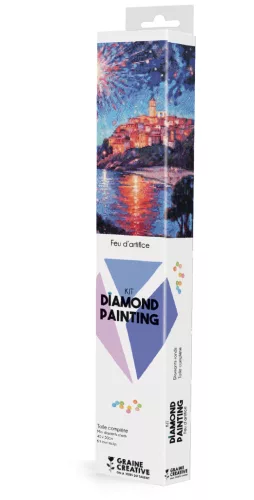 Graine Creative Gyémántfestés – Tűzijáték (40×50 cm)