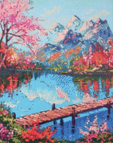 Graine Creative Gyémántfestés – Tó (40×50 cm)