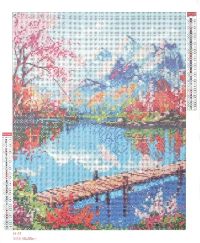 Graine Creative Gyémántfestés – Tó (40×50 cm)