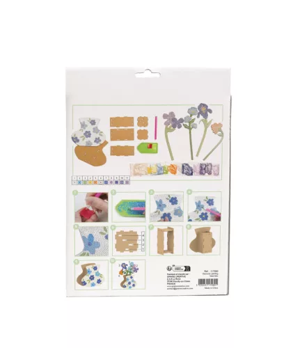 Graine Creative Gyémántfestés – Kék váza virágokkal