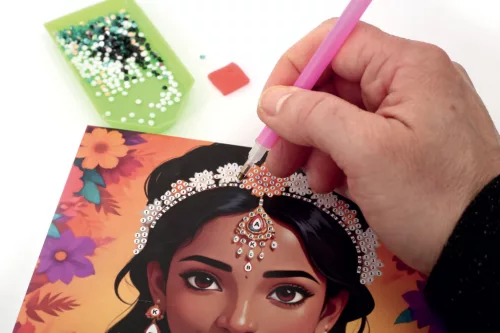 Graine Creative Gyémántfestő képeslap – India
