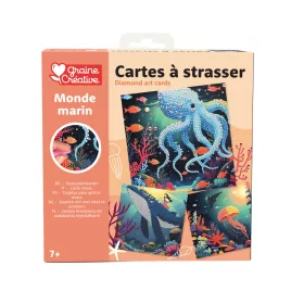 Graine Creative Gyémántfestő képeslap – Tengeri világ