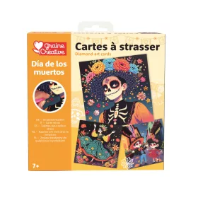   Graine Creative Gyémántfestő képeslapok – Mexikói halottak napja