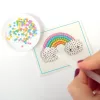 Graine Creative Gyémántfestő matrica – Szivárvány