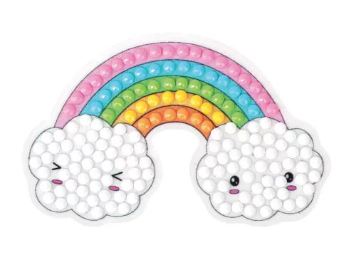 Graine Creative Gyémántfestő matrica – Szivárvány