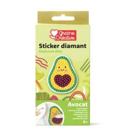 Graine Creative Gyémántfestő matrica – Avokádó
