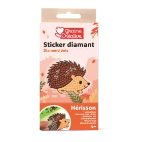 Graine Creative Gyémántfestő matrica– Süni