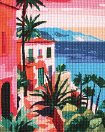 Graine Creative Gyémántfestés – Francia riviéra (40×50 cm)