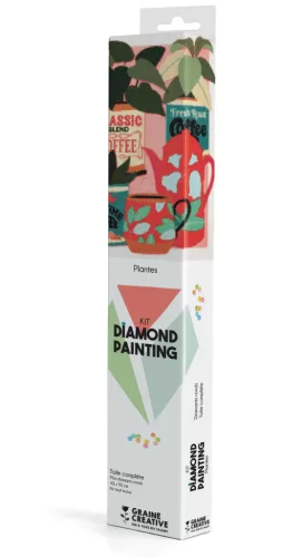 Graine Creative Gyémántfestés – Növények (40×50 cm)