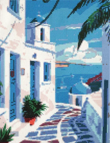 Graine Creative Gyémántfestés – Görögország (30×40 cm)