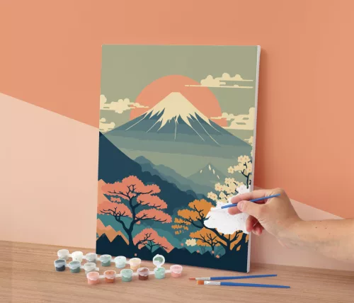 Graine Creative Számfestő – Fuji-hegy (30×40 cm)