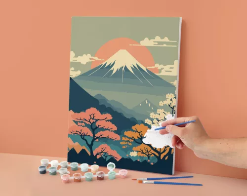 Graine Creative Számfestő – Fuji-hegy (30×40 cm)