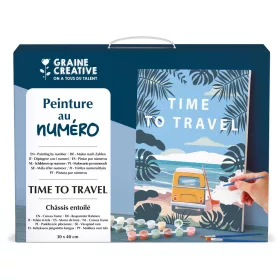 Graine Creative Számfestő – Time to travel (30×40 cm)