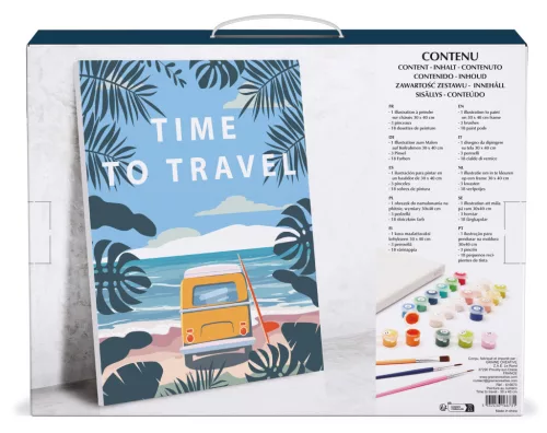 Graine Creative Számfestő – Time to travel (30×40 cm)