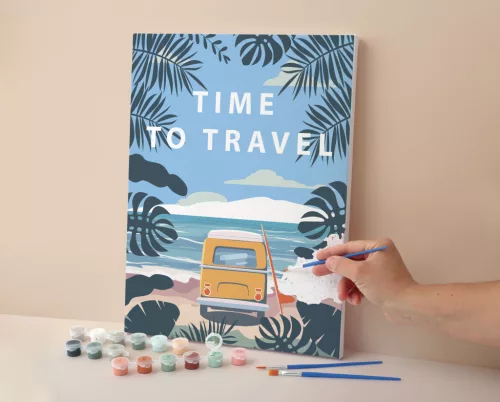Graine Creative Számfestő – Time to travel (30×40 cm)