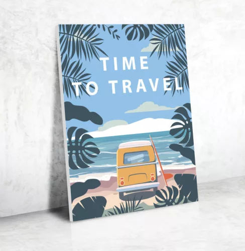 Graine Creative Számfestő – Time to travel (30×40 cm)