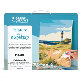   Graine Creative Számfestő – Világítótorony (30×40 cm)