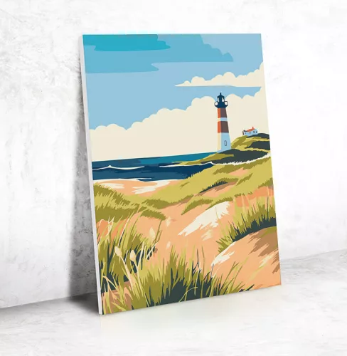 Graine Creative Számfestő – Világítótorony (30×40 cm)