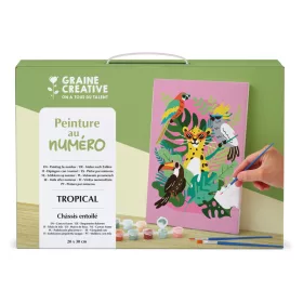 Graine Creative Számfestő – Trópusokon (20×30 cm)