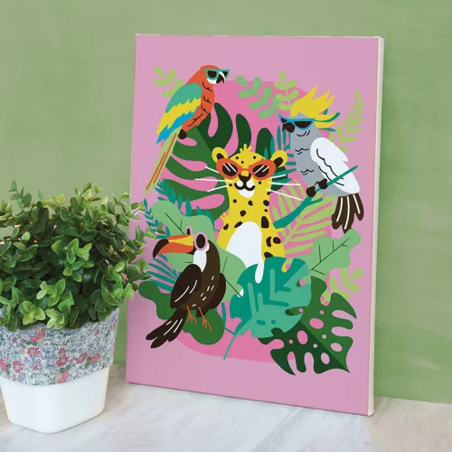 Graine Creative Számfestő – Trópusokon (20×30 cm)