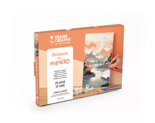 Graine Creative Számfestő – Ázsia tájai (20×30 cm)