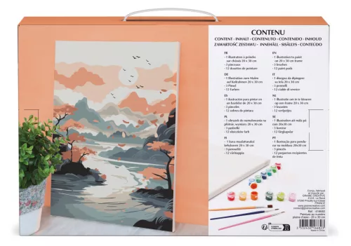 Graine Creative Számfestő – Ázsia tájai (20×30 cm)