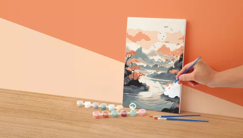 Graine Creative Számfestő – Ázsia tájai (20×30 cm)