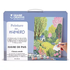 Graine Creative Számfestő – A béke szigete (30x40 cm)