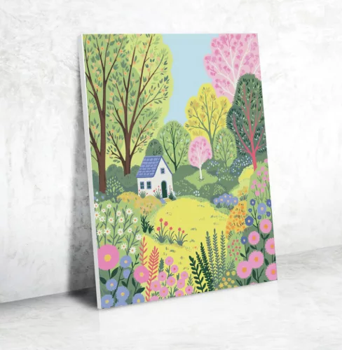 Graine Creative Számfestő – A béke szigete (30x40 cm)