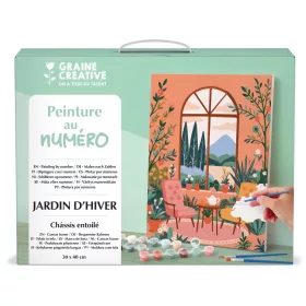Graine Creative Számfestő – Téli kert (30x40 cm)