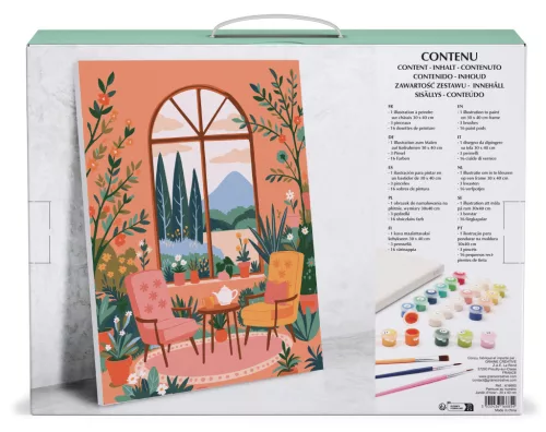 Graine Creative Számfestő – Téli kert (30x40 cm)