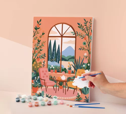 Graine Creative Számfestő – Téli kert (30x40 cm)