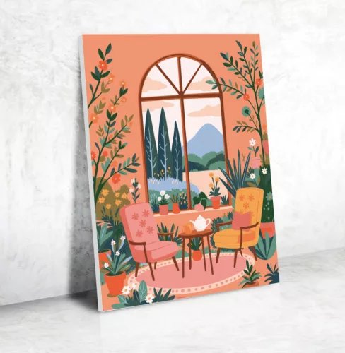 Graine Creative Számfestő – Téli kert (30x40 cm)