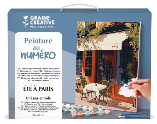 Graine Creative Számfestő – Nyár Párizsban (30×40 cm)